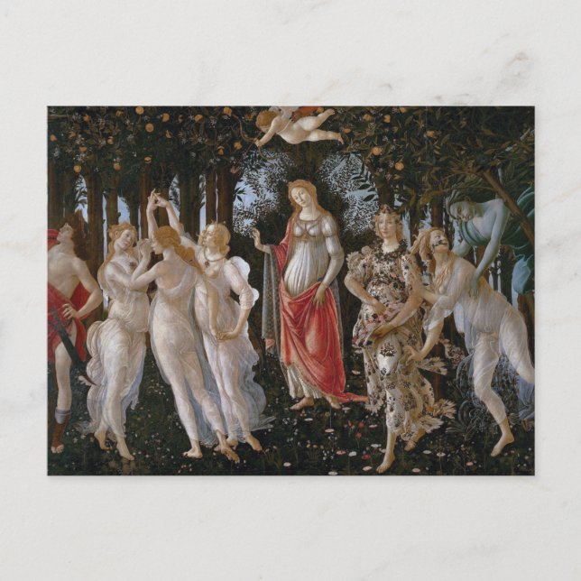 Primavera Botticelli Postcard (Front)