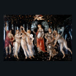 Primavera Botticelli Poster<br><div class="desc">Primavera by Botticelli. Classic multi-figure portrait in nature. Reproduction of famous works of art  images in the public domain.</div>