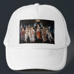 Primavera Botticelli Trucker Hat<br><div class="desc">Primavera by Botticelli. Classic multi-figure portrait in nature. Reproduction of famous works of art  images in the public domain.</div>