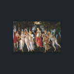 Primavera by Sandro Botticelli (c 1470-80) Canvas Print<br><div class="desc">Primavera (meaning "Spring"), is a large panel painting in tempera paint by the Italian Renaissance painter Sandro Botticelli made in the late 1470s or early 1480s (datings vary). It has been described as "one of the most written about, and most controversial paintings in the world", [and also "one of the...</div>