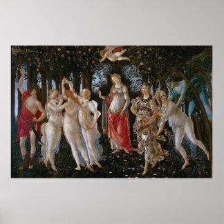 Primavera by Sandro Botticelli (c 1470-80) Poster