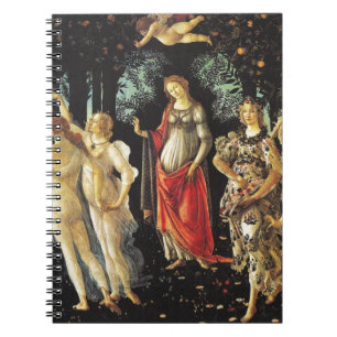 Primavera by Sandro Botticelli Spiral Notebook