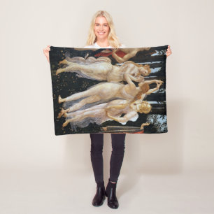 Primavera (detail), Sandro Botticelli, 1482 Fleece Blanket