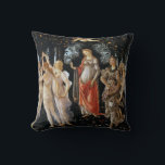 Primavera, Sandro Botticelli, 1482 Cushion<br><div class="desc">Sandro Botticelli(1445 – May 17, 1510) was an Italian painter of the Early Renaissance. He belonged to the Florentine School under the patronage of Lorenzo de' Medici, a movement that Giorgio Vasari would characterise less than a hundred years later in his Vita of Botticelli as a ""golden age"". Botticelli's posthumous...</div>