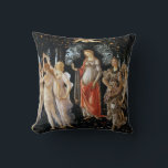 Primavera, Sandro Botticelli, 1482 Cushion<br><div class="desc">Sandro Botticelli(1445 – May 17, 1510) was an Italian painter of the Early Renaissance. He belonged to the Florentine School under the patronage of Lorenzo de' Medici, a movement that Giorgio Vasari would characterise less than a hundred years later in his Vita of Botticelli as a ""golden age"". Botticelli's posthumous...</div>