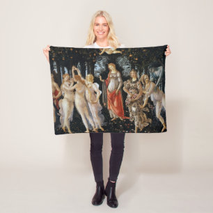 Primavera, Sandro Botticelli, 1482 Fleece Blanket