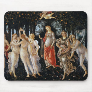 Primavera, Sandro Botticelli, 1482 Mouse Pad