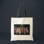 Primavera, Sandro Botticelli, 1482 Tote Bag<br><div class="desc">Sandro Botticelli(1445 – May 17, 1510) was an Italian painter of the Early Renaissance. He belonged to the Florentine School under the patronage of Lorenzo de' Medici, a movement that Giorgio Vasari would characterise less than a hundred years later in his Vita of Botticelli as a ""golden age"". Botticelli's posthumous...</div>
