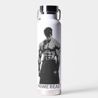 Prime Beast Gym Shirt Anime Bodybuilder Aesthetic Water Bottle
