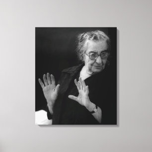 Prime Minister Golda Meir Canvas Print