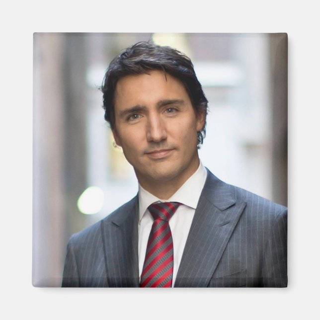 Prime Minister Justin Trudeau 2017 Magnet (Front)