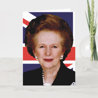 Prime Minister Margaret Thatcher - The Iron Lady Card