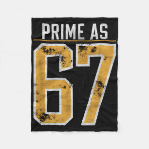 Prime Number As 67 Fleece Blanket