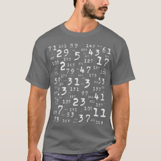 Prime Numbers Maths T-Shirt