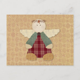 Primitive Angel Recipe Card