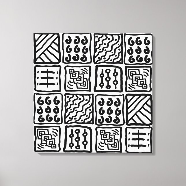 Primitive Art on Canvas (Front)