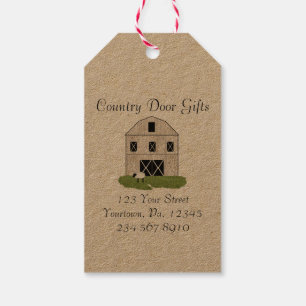 Primitive Barn Gift Tags