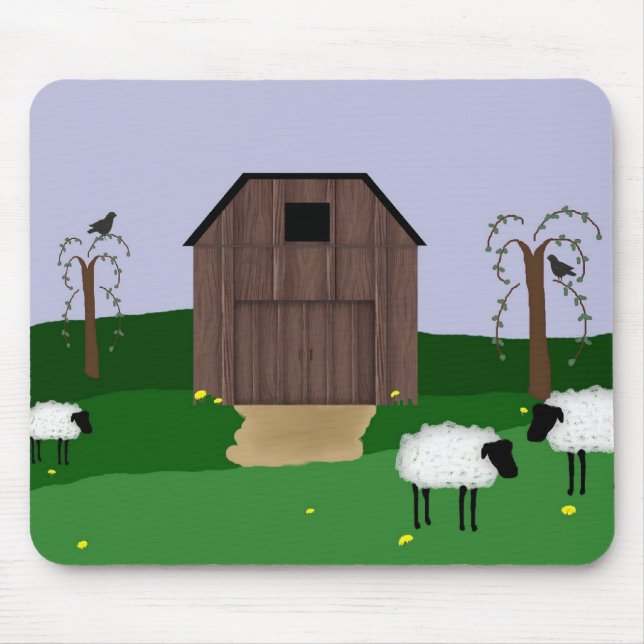 Primitive Barn Mousepad (Front)