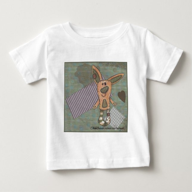 Primitive Bunny Baby T-Shirt (Front)