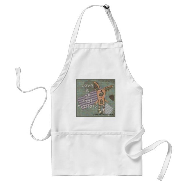 Primitive Bunny Standard Apron (Front)