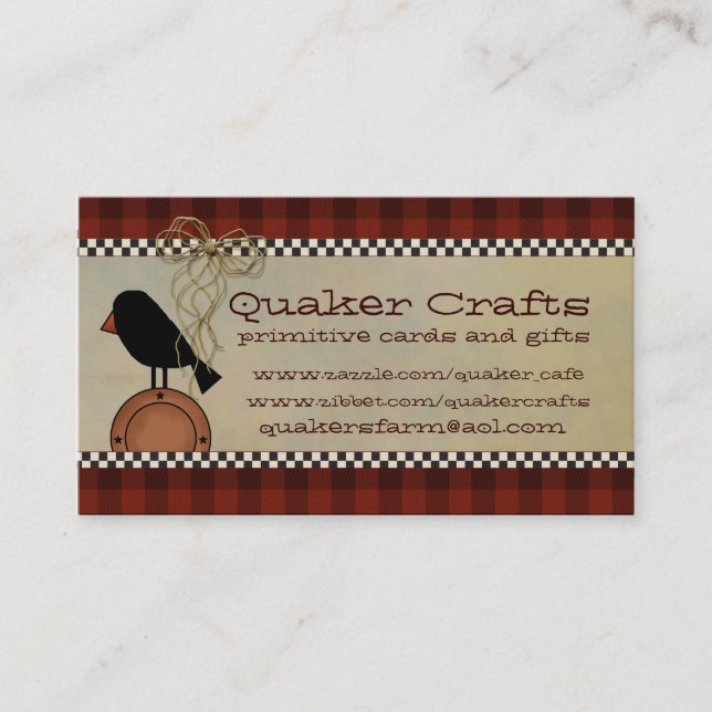 Primitive Business Cards (Front)