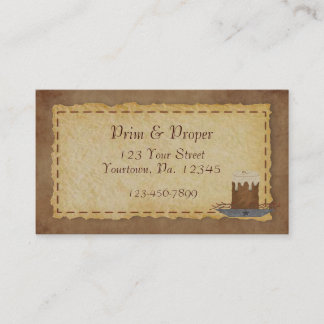 Primitive Candle Business Card