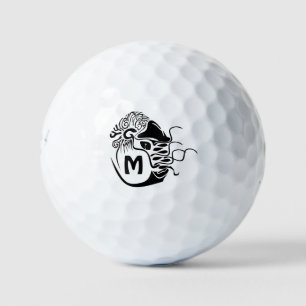 Primitive Chambered Nautilus Monogram Golf Balls