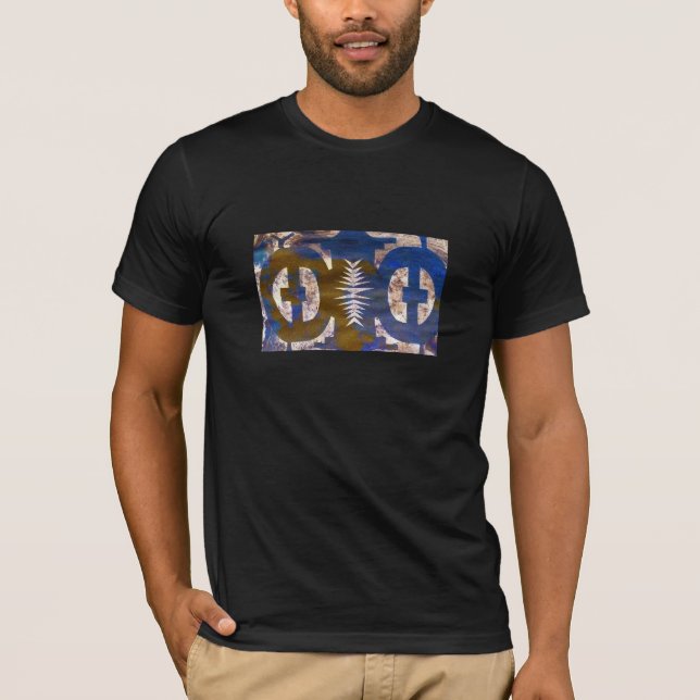 Primitive Conctellation Abstract Geometric T-Shirt (Front)