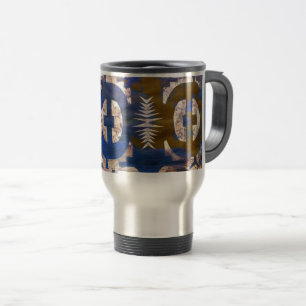 Primitive Conctellation Abstract Geometric Travel Mug