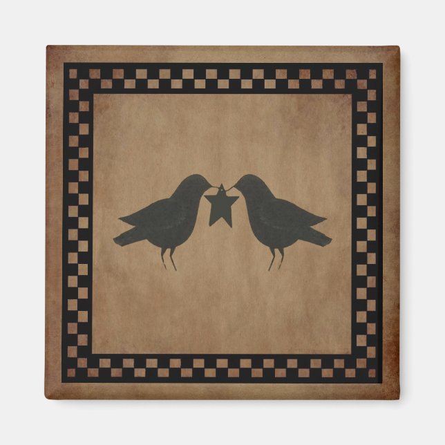 Primitive Crows Magnet (Front)