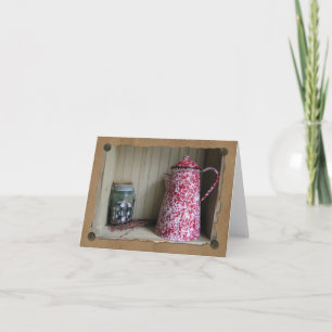 Primitive Cupboard Note Card