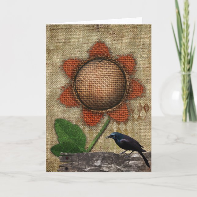 Primitive Greeting Card (Front)