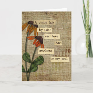Primitive Greeting Card