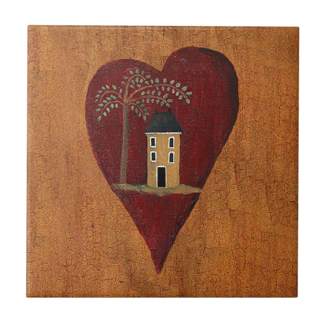 Primitive Heart Tile (Front)