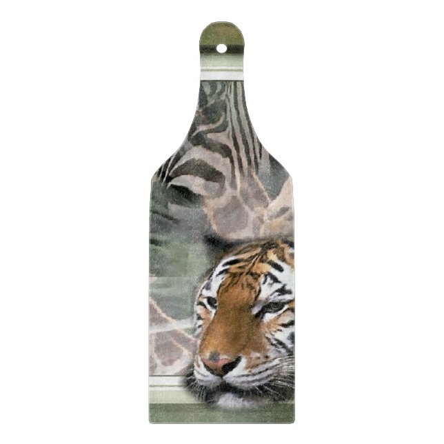Primitive Jungle Print Cutting Board (Front)