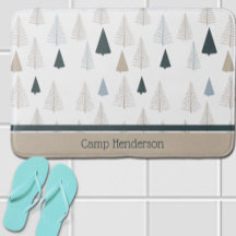 Primitive Pines on White