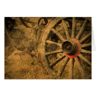 Primitive Rustic Western Country Wagon Wheel