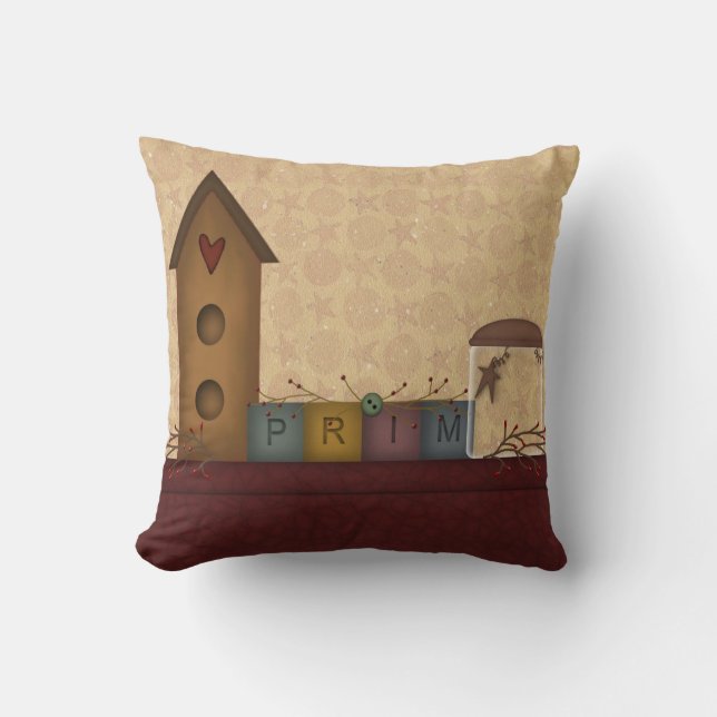 Primitive Shelf Pillow (Front)
