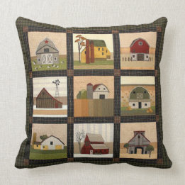 "Primitive Style" THROW PILLOW