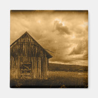 Primitive western country farmhouse old barn