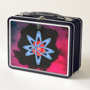Primordial Atom Metal Lunch Box