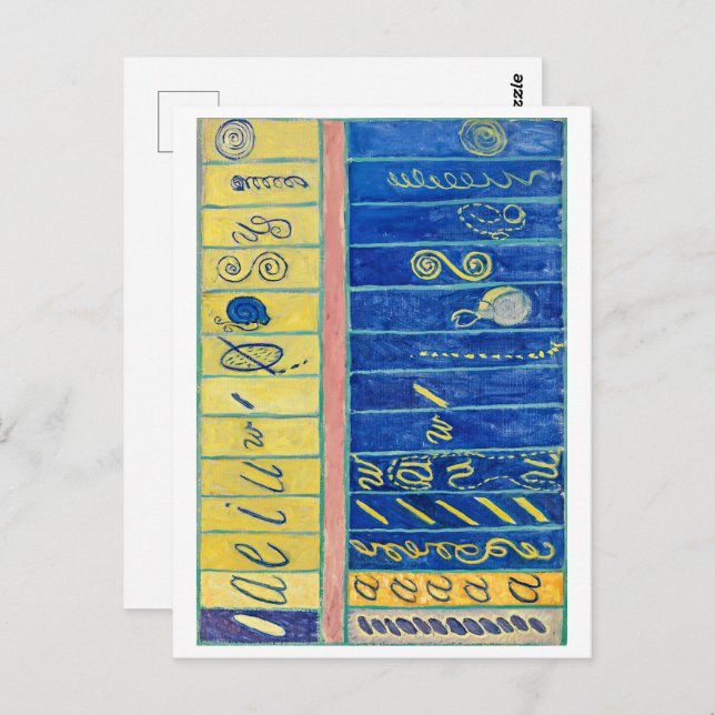 Primordial Chaos 13 | Hilma af Klint | Postcard (Front/Back)