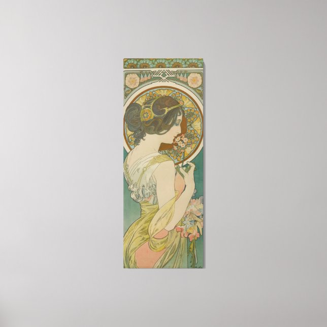 Primrose by Alphonse Mucha  Canvas Print (Front)