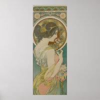 Primrose by Alphonse Mucha 