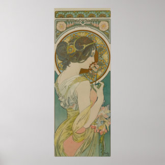 Primrose by Alphonse Mucha  Poster