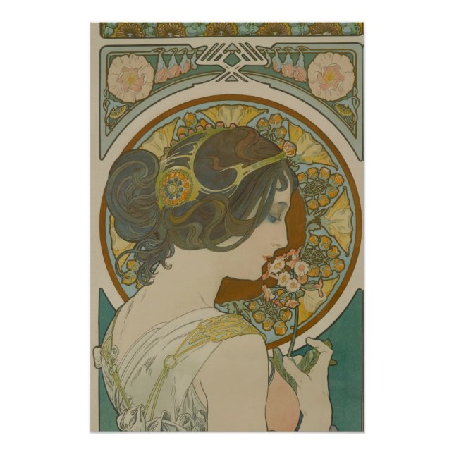 Primrose by Alphonse Mucha  Poster (Front)