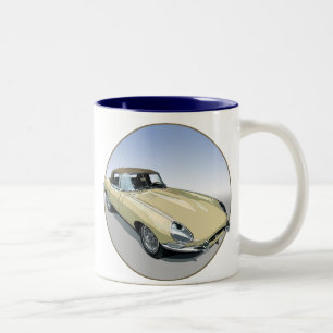 Primrose E Type Roadster Two-Tone Coffee Mug
