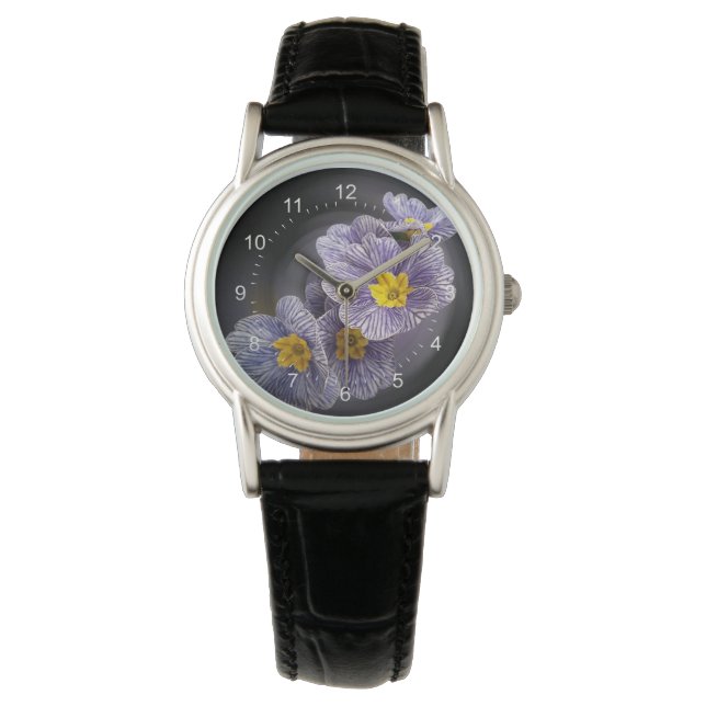 Primrose  flowers watch (Front)