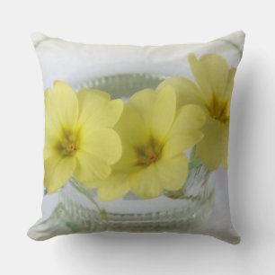 primrose in a coffee cup cushion