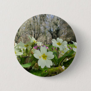 Primrose (Primula vulgaris) Badge